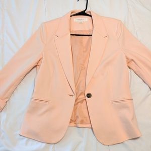 Fitted Blush Blazer Forever 21 Essentials